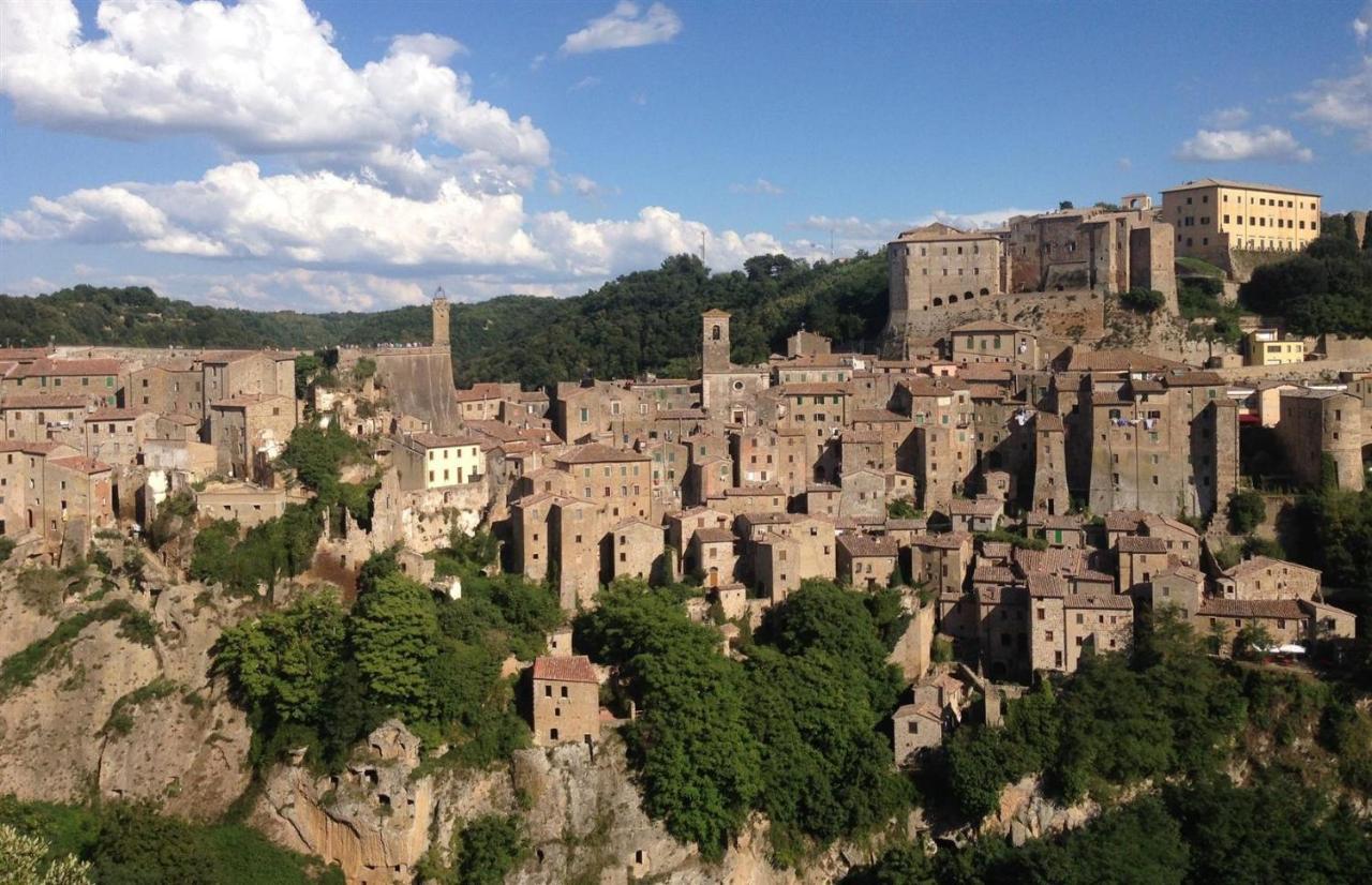 La Toscana In Casa Villa Sorano  Kültér fotó